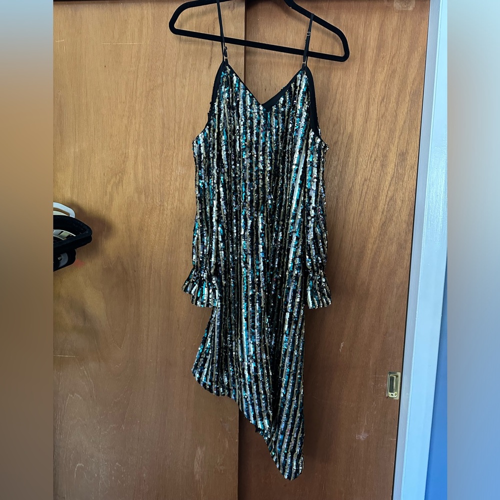 Tularosa Off the Shoulder Sequin Dress NWOT